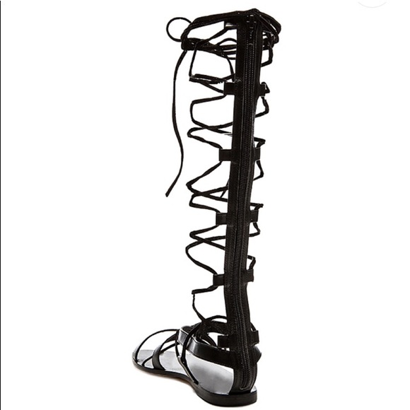 RAYE Shea Gladiator Sandals in Black, size 38.5 - Picture 5 of 7